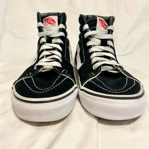 Vans Old Skool - Hi Sk8 Classic Black - Womens size 7.5